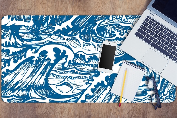 Large desk mat for children Storm