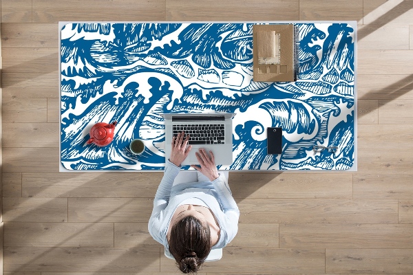 Large desk mat for children Storm