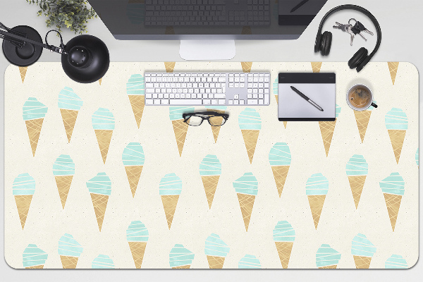 Large desk mat for children Ice cream