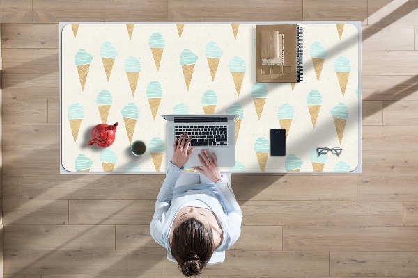 Large desk mat for children Ice cream