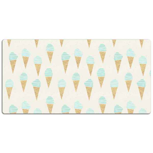 Large desk mat for children Ice cream