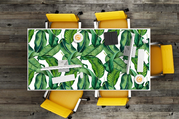 Full desk pad Botanical leaves