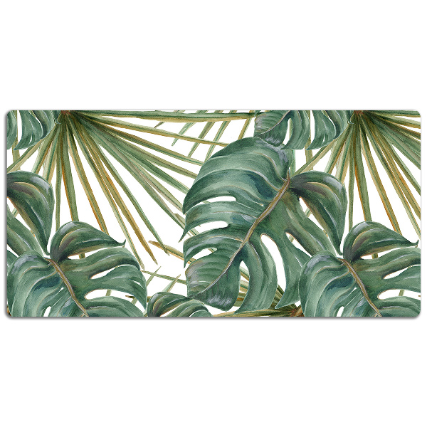 Desk mat exotic plants