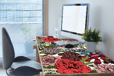 Desk pad Autumn Flowers