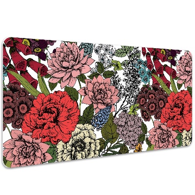 Desk pad Autumn Flowers