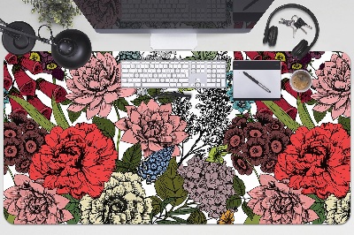 Desk pad Autumn Flowers