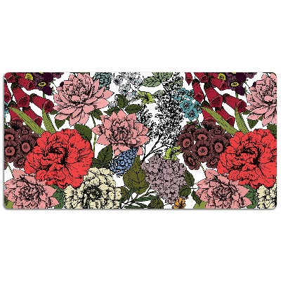 Desk pad Autumn Flowers