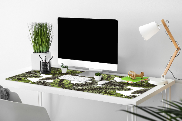 Full desk mat Jungle leaves