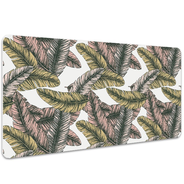 Desk pad banana leaves