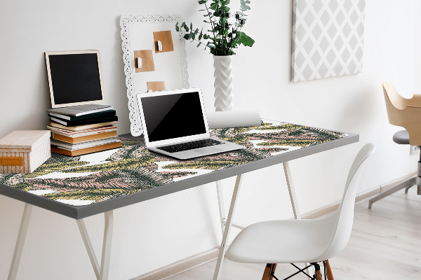 Desk pad banana leaves