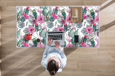 Large desk mat for children Succulents