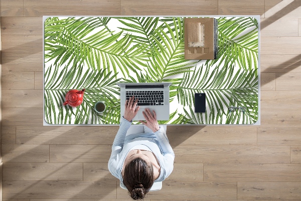 Full desk mat palm leaves