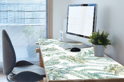 Desk mat painted rock gardens