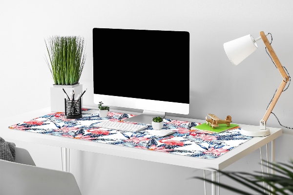 Full desk protector painted flamingo