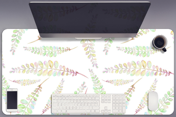 Desk pad Watercolors leaves