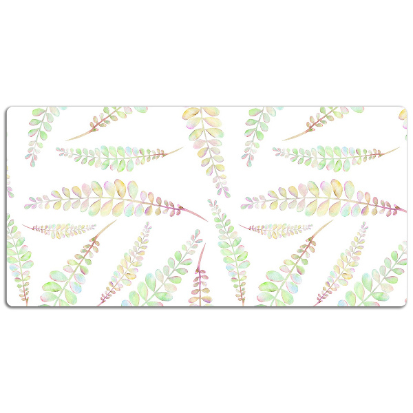 Desk pad Watercolors leaves