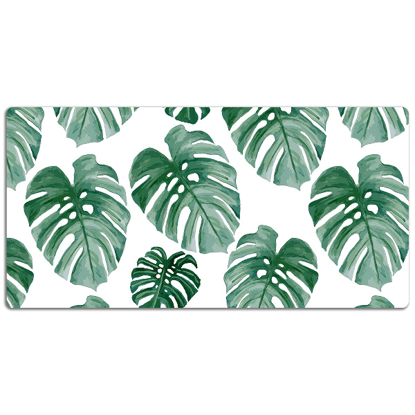Desk pad monstera leaves
