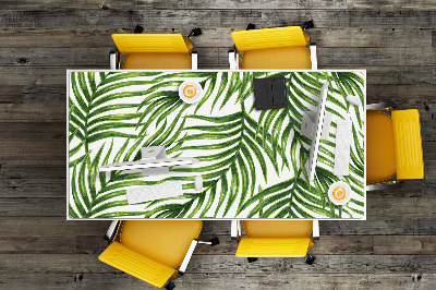 Large desk mat for children palm leaf