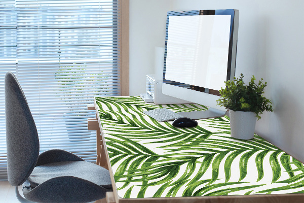 Large desk mat for children palm leaf
