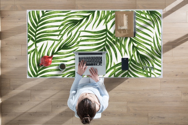 Large desk mat for children palm leaf