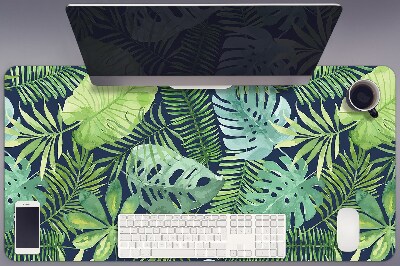Full desk pad exotic leaves