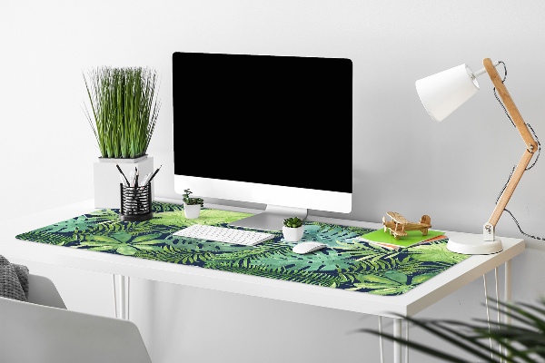 Full desk pad exotic leaves