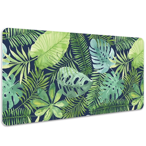 Full desk pad exotic leaves