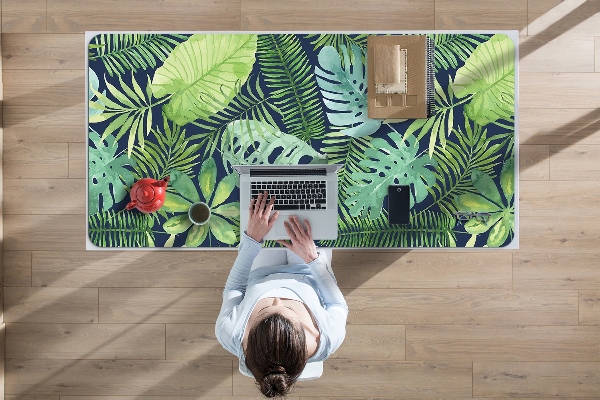 Full desk pad exotic leaves