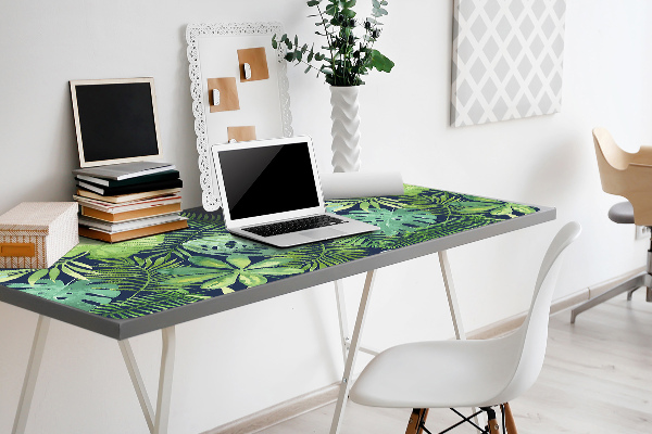 Full desk pad exotic leaves