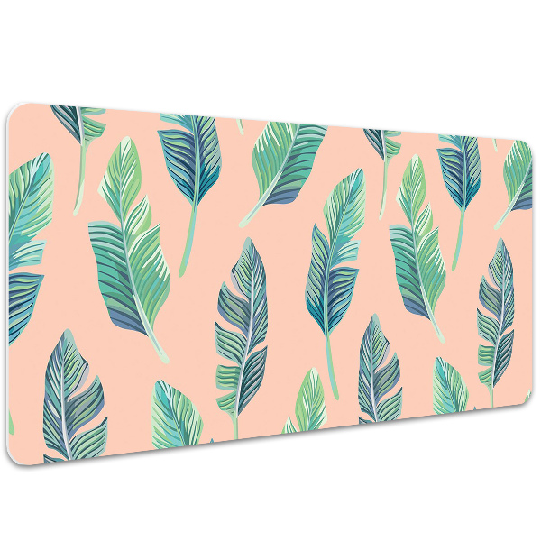 Full desk pad peach leaves
