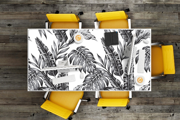 Full desk mat palm leaves