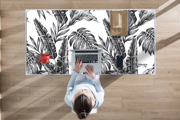 Full desk mat palm leaves