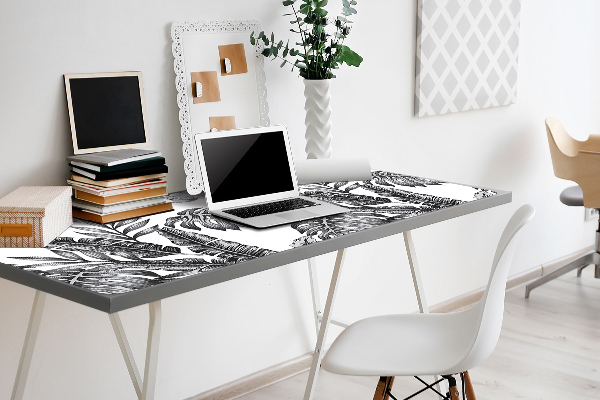 Full desk mat palm leaves
