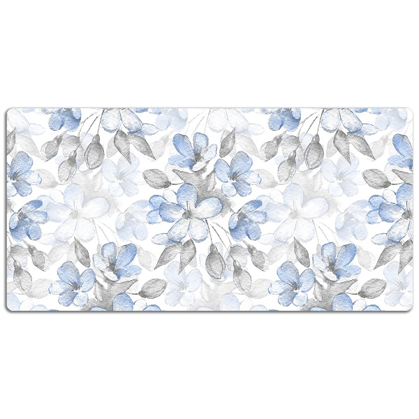 Large desk mat for children flowers