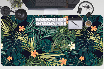 Desk pad Flowers and leaves