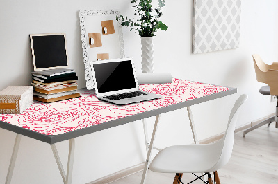 Large desk mat for children roses Doodle