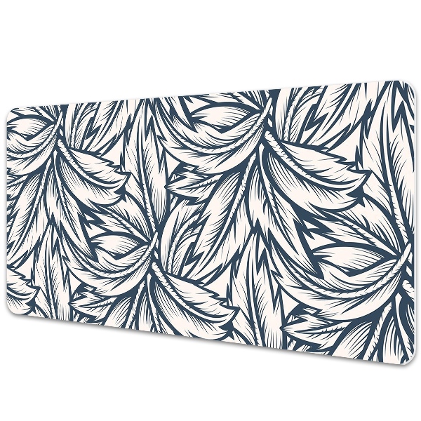 Desk pad drawn leaves