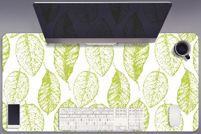 Full desk mat Green leaves