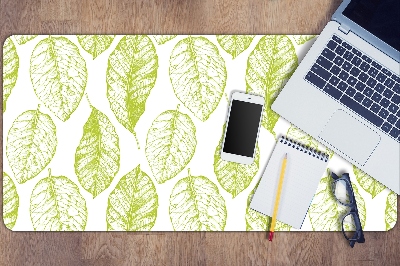 Full desk mat Green leaves