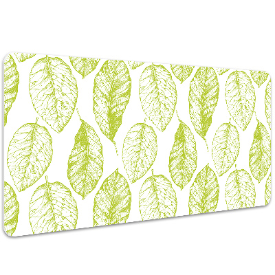 Full desk mat Green leaves