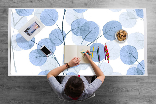 Full desk protector Branches with leaves