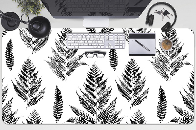 Desk pad imprints of ferns