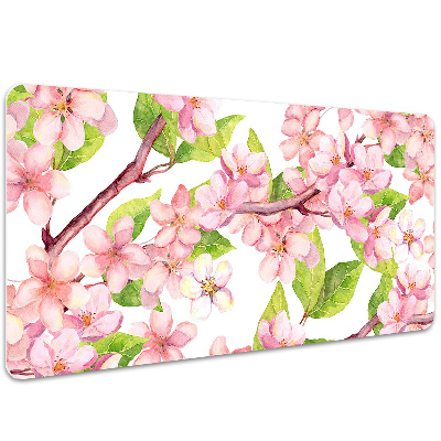 Large desk pad PVC protector Cherry blossoms