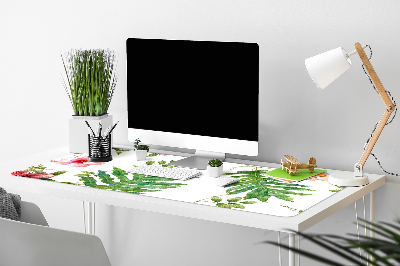 Desk pad Leaves and flowers