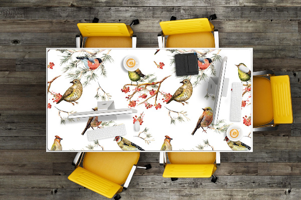 Desk pad Birds on a branch