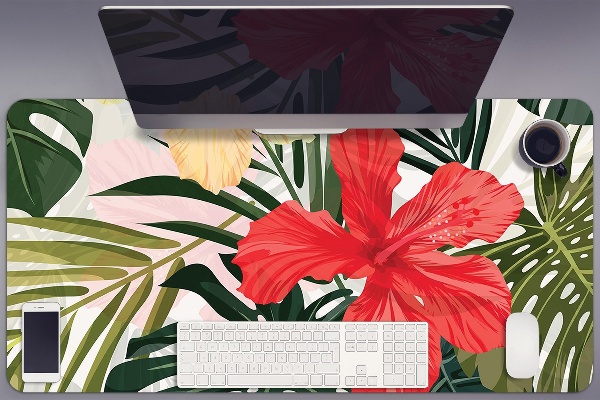 Full desk mat Hawaiian island