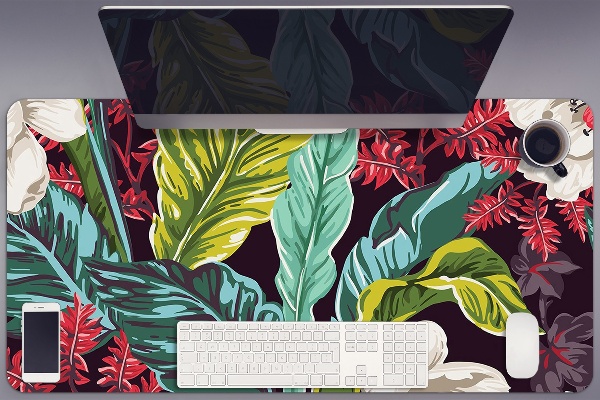 Full desk mat floral design