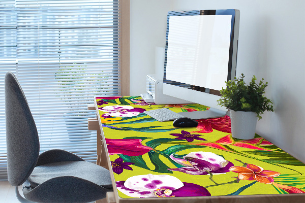 Full desk mat painted garden