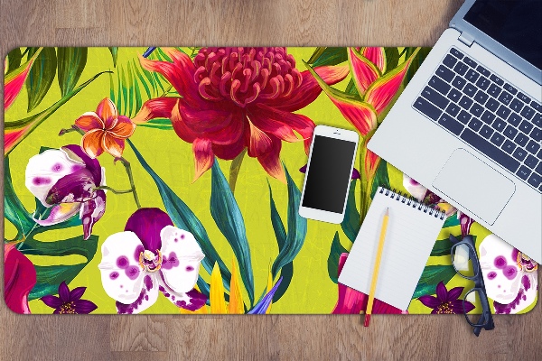 Full desk mat painted garden