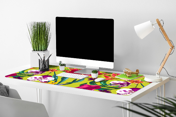 Full desk mat painted garden